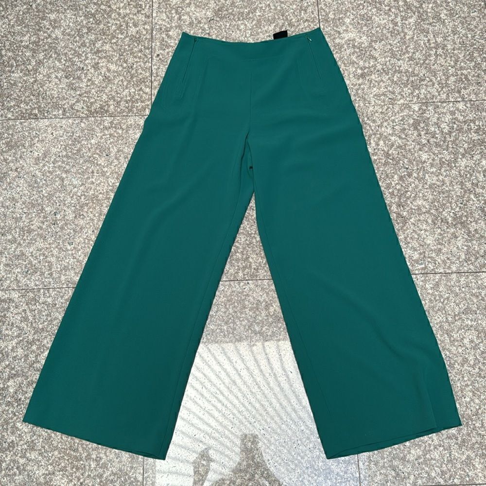 Elie Tahari Teal Wide-leg trousers